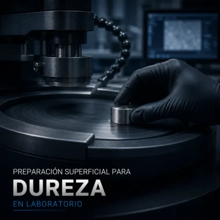 Preparación Superficial para Dureza en Laboratorio