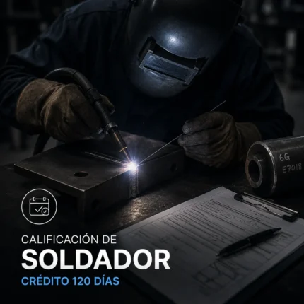 Calificación de Soldador, crédito 120 días